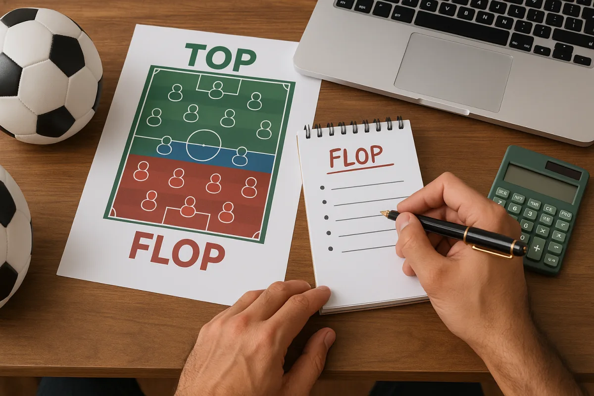 Come scegliere i migliori giocatori al Fantacalcio basandosi su top e flop: la tattica efficace